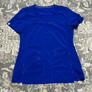 Scrubstar Royal Blue Short Sleeve Scrub Top